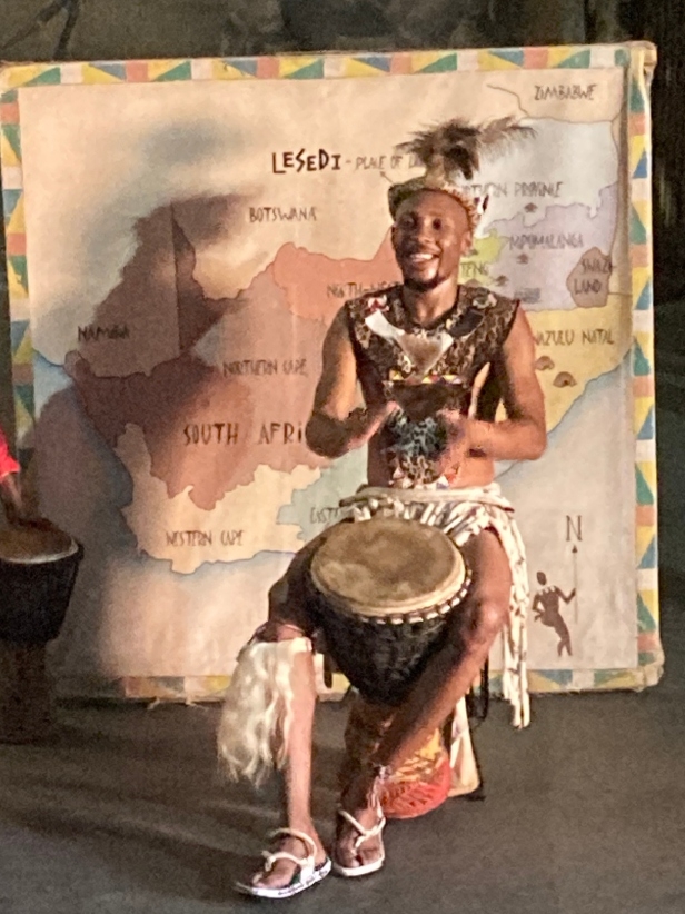 Lesedi Cultural Village traditional dancer South Africa