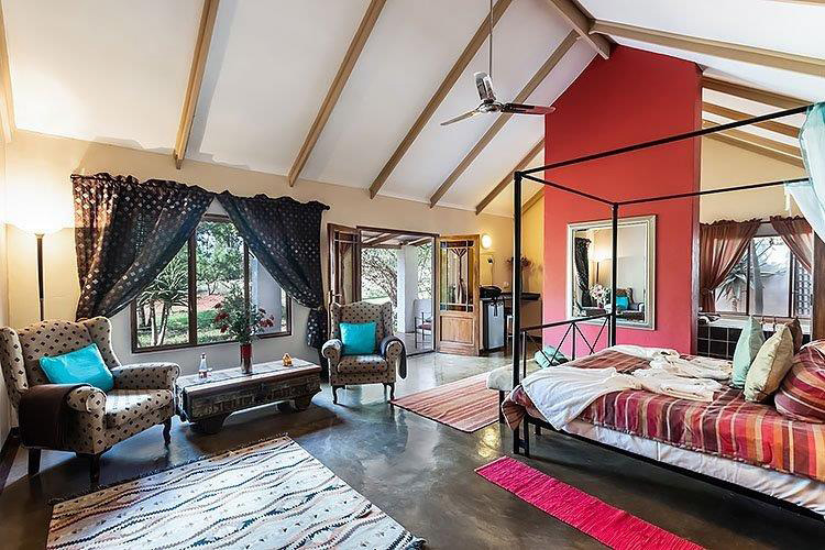 Stand-alone house bedroom at Feathered Nest Naturist Guest Farm – Joxilox Review December 2023