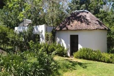 Rondavel exterior at Klipfontein Naturist Friendly Farm, Tulbach