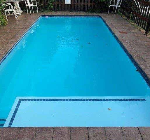 Palm Beach Chalets pool and garden – KZN South Coast Joxilox review