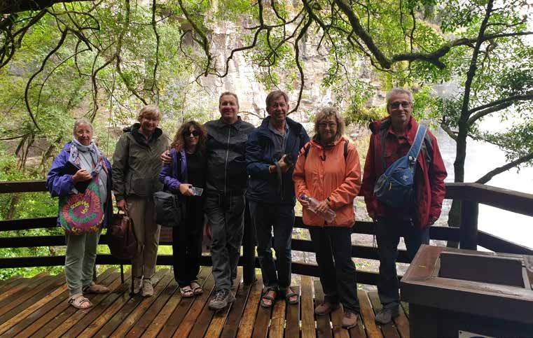 Tour group at Graskop gorge – Joxilox Naturist Tour November 2023