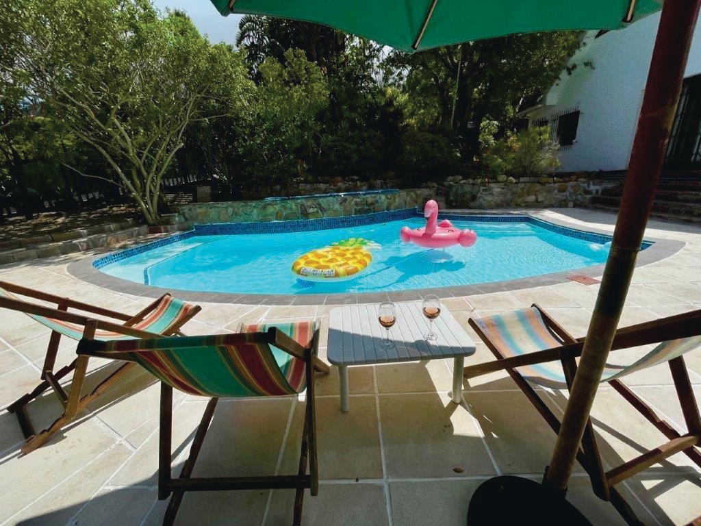 Pool at naturist accommodation – Joxilox Cape Tour
